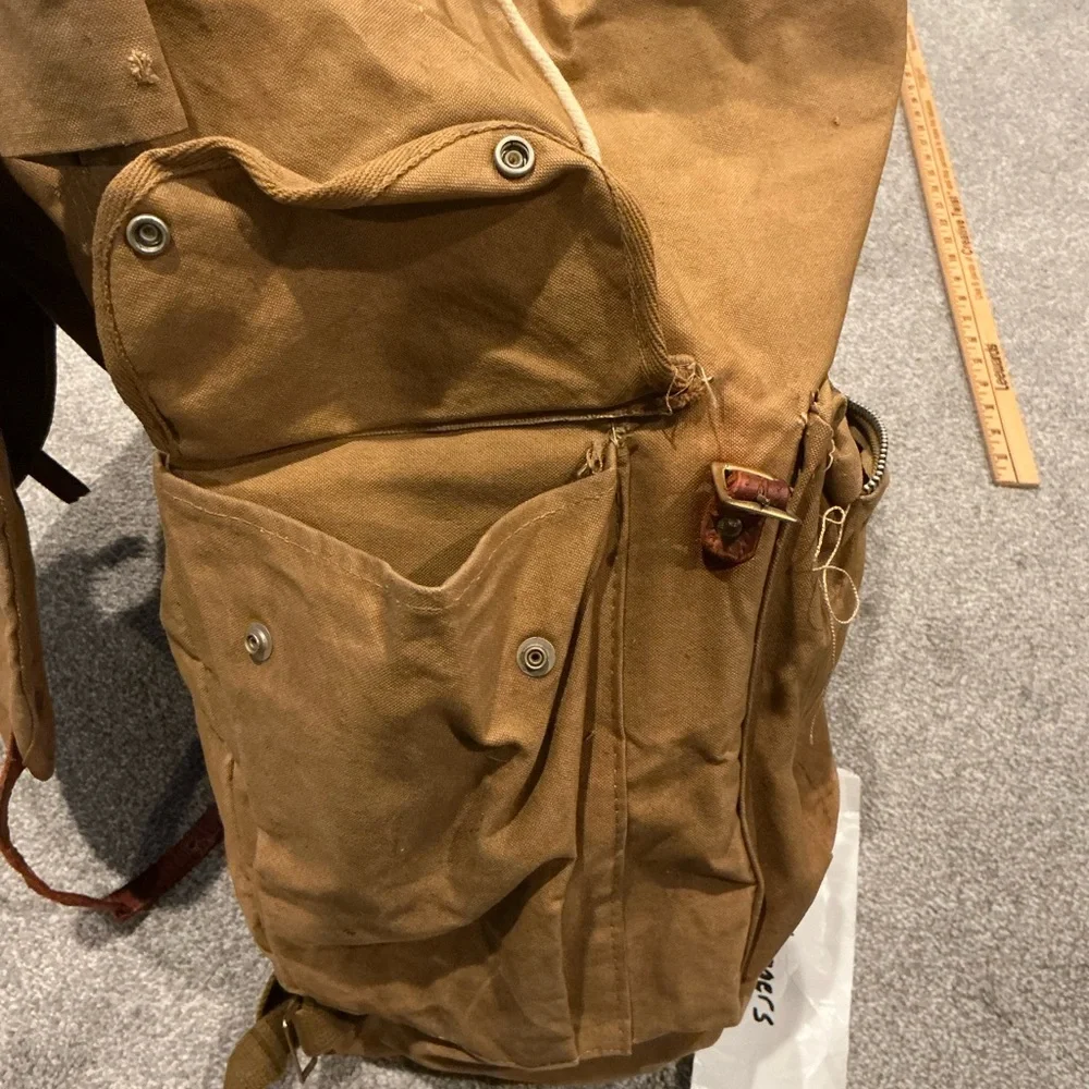 Vintage Boy Scouts Hiking, Canvas Backpack, And Cooking Set for‎ Outdoor Camping